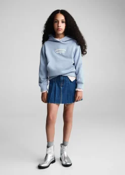 Dzieci MANGO Bluzy*Bluza z kapturem i nadrukiem