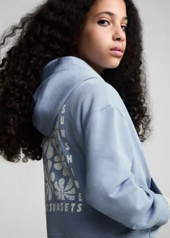 Dzieci MANGO Bluzy*Bluza z kapturem i nadrukiem