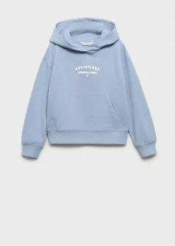 Dzieci MANGO Bluzy*Bluza z kapturem i nadrukiem