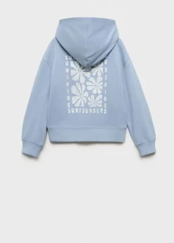 Dzieci MANGO Bluzy*Bluza z kapturem i nadrukiem