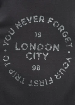 MANGO Bluzy*Bluza z kapturem i nadrukiem