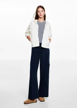 MANGO Bluzy*Bluza z kapturem i suwakiem