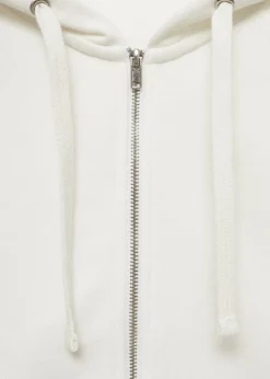 MANGO Bluzy*Bluza z kapturem i suwakiem