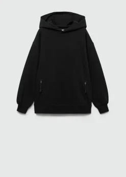 Dzieci MANGO Bluzy*Bluza z kapturem i suwakiem