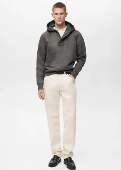 MANGO Bluzy*Bluza z kapturem i zapięciem na zamek