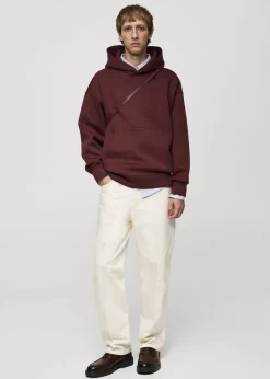 MANGO Bluzy*Bluza z kapturem relaxed fit