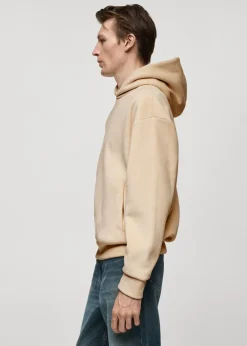 MANGO Bluzy*Bluza z kapturem ze sztruksu