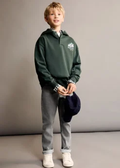 Dzieci MANGO Bluzy*Bluza z kołnierzykiem polo