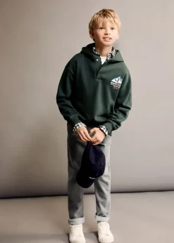 Dzieci MANGO Bluzy*Bluza z kołnierzykiem polo