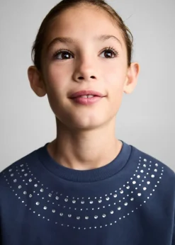 Dzieci MANGO Bluzy*Bluza z koralikami