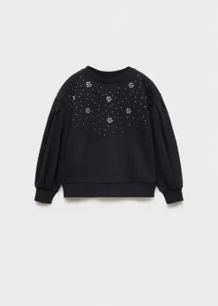 Dzieci MANGO Bluzy*Bluza z koralikami