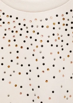 Dzieci MANGO Bluzy*Bluza z koralikami