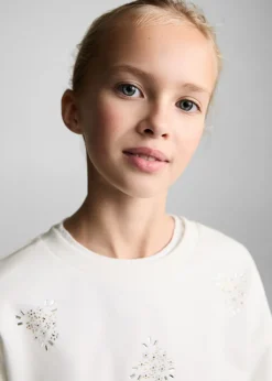 Dzieci MANGO Bluzy*Bluza z koralikami