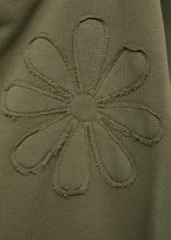 MANGO Bluzy*Bluza z kwiatowym haftem