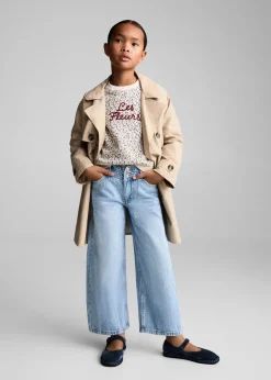 Dzieci MANGO Bluzy*Bluza z kwiatowym wzorem