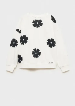 Dzieci MANGO Bluzy*Bluza z kwiatowym wzorem