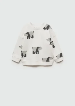 Dzieci MANGO Bluzy*Bluza z misiem