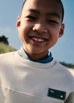 Dzieci MANGO Bluzy*Bluza z nadrukiem i naszywką