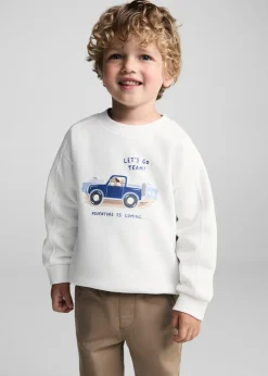 Dzieci MANGO Bluzy*Bluza z nadrukiem i naszywką