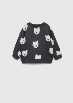 Dzieci MANGO Bluzy*Bluza z nadrukiem tygrysów