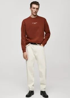 MANGO Bluzy*Bluza z napisem relaxed fit