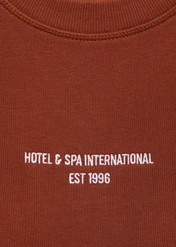 MANGO Bluzy*Bluza z napisem relaxed fit