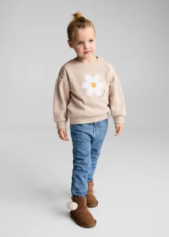 Dzieci MANGO Bluzy*Bluza z wypukłym motywem kwiatowym