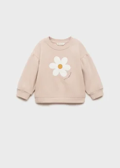 Dzieci MANGO Bluzy*Bluza z wypukłym motywem kwiatowym