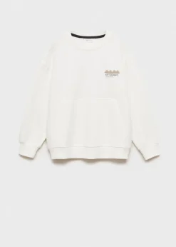 Dzieci MANGO Bluzy*Bluza z wypukłym nadrukiem