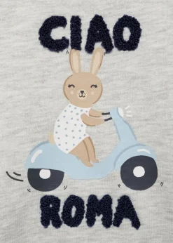 Dzieci MANGO Bluzy*Bluza z wypukłym nadrukiem