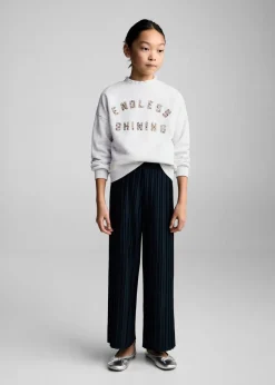 Dzieci MANGO Bluzy*Bluza z wypukłym napisem