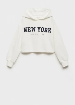 Dzieci MANGO Bluzy*Bluza z wyszywanym napisem