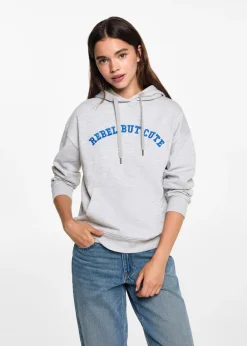 MANGO Bluzy*Bluza z wyszywanym napisem