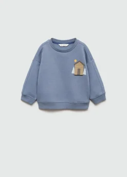 Dzieci MANGO Bluzy*Bluza zwierzęcy wzór