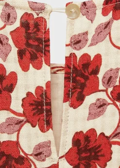 Dzieci MANGO Koszule I Bluzki*Bluzka bawełniana w kwiaty