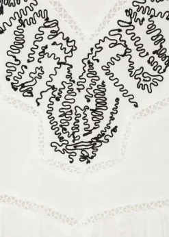 MANGO Koszule I Bluzki*Bluzka bawełniana z haftem