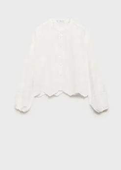 MANGO Koszule I Bluzki*Bluzka bawełniana z haftem