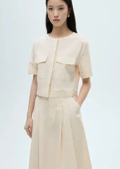 MANGO Koszule I Bluzki*Bluzka bawełniana z kieszeniami