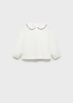 Dzieci MANGO Koszule|Koszule*Bluzka bawełniana z kołnierzykiem bebe
