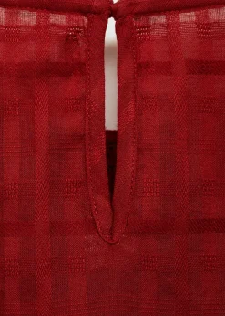 MANGO Koszule I Bluzki*Bluzka bawełniana z marszczeniem