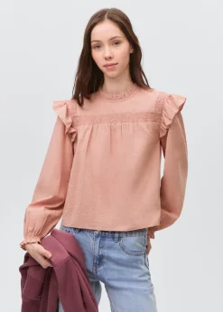 MANGO Koszule I Bluzki*Bluzka bawełniana z teksturą