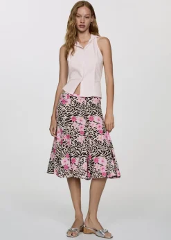 MANGO Koszule I Bluzki*Bluzka bez rękawów z kapturem