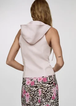 MANGO Koszule I Bluzki*Bluzka bez rękawów z kapturem