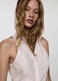 MANGO Koszule I Bluzki*Bluzka bez rękawów z kapturem