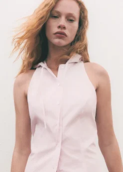 MANGO Koszule I Bluzki*Bluzka bez rękawów z kapturem