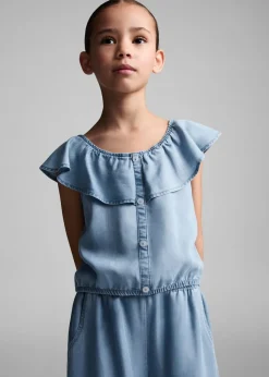 Dzieci MANGO Koszule I Bluzki*Bluzka dżinsowa na guziki