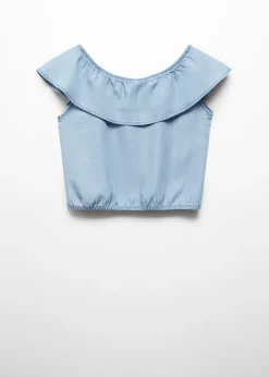 Dzieci MANGO Koszule I Bluzki*Bluzka dżinsowa na guziki