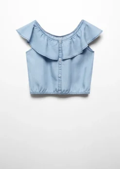 Dzieci MANGO Koszule I Bluzki*Bluzka dżinsowa na guziki