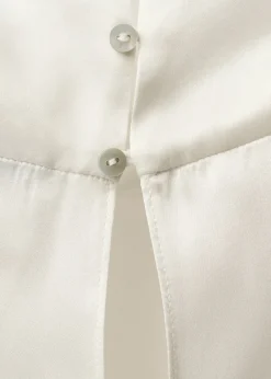 MANGO Koszule I Bluzki*Bluzka jedwabna z golfem