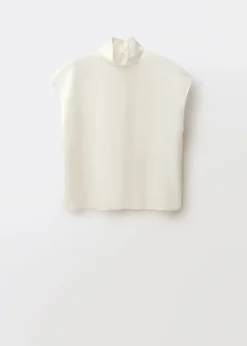 MANGO Koszule I Bluzki*Bluzka jedwabna z golfem